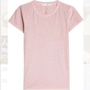 rag & bone light pink t-shirt